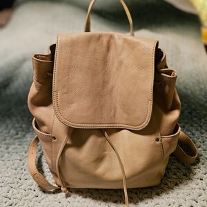 Frye leather backpack
